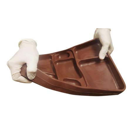 Cortech Rock Cor-Flex Food Tray, Brown, PK10 2000CF